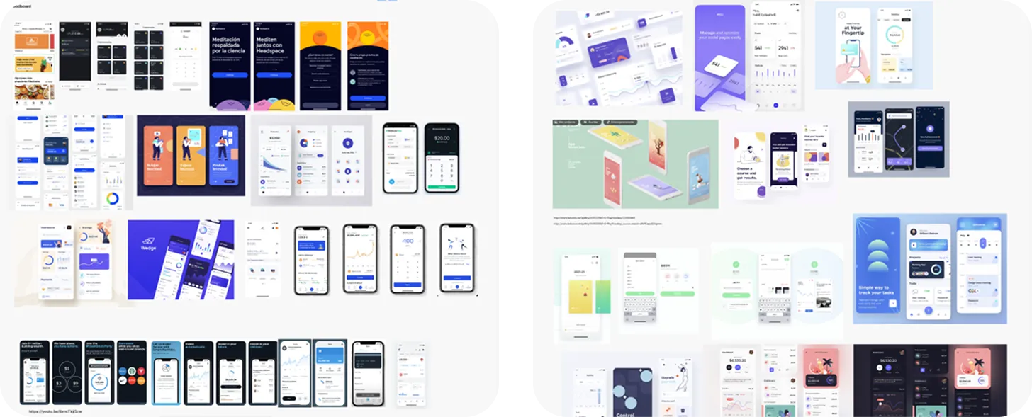 Exploración visual y Moodboard de DINN